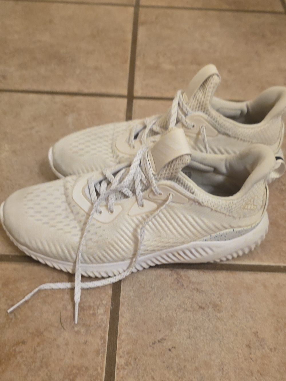 Men's Lightweight Adidas Alphabounce - White Mens Size 8